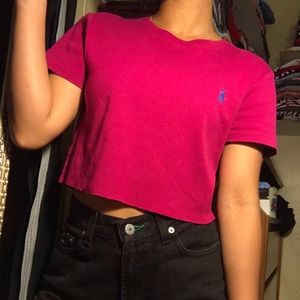 Cropped Ralph Lauren Tee